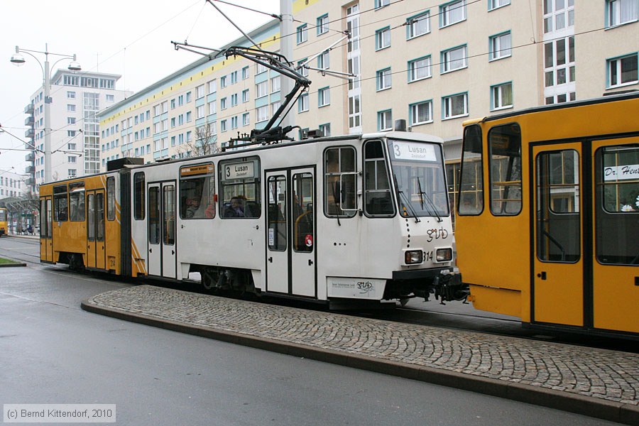 Straßenbahn Gera - 314
/ Bild: gera314_bk1004120137.jpg