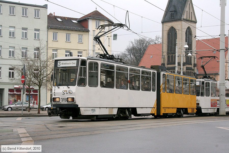 Straßenbahn Gera - 315
/ Bild: gera315_bk1004120191.jpg Straßenbahn Gera - 315
/ Bild: gera315_bk1004120191.jpg