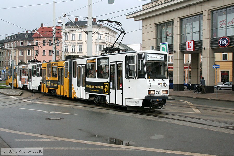 Straßenbahn Gera - 361
/ Bild: gera361_bk1004120153.jpg
