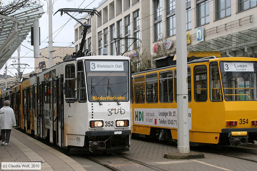 Straßenbahn Gera - 352
/ Bild: gera352_cw1004160025.jpg