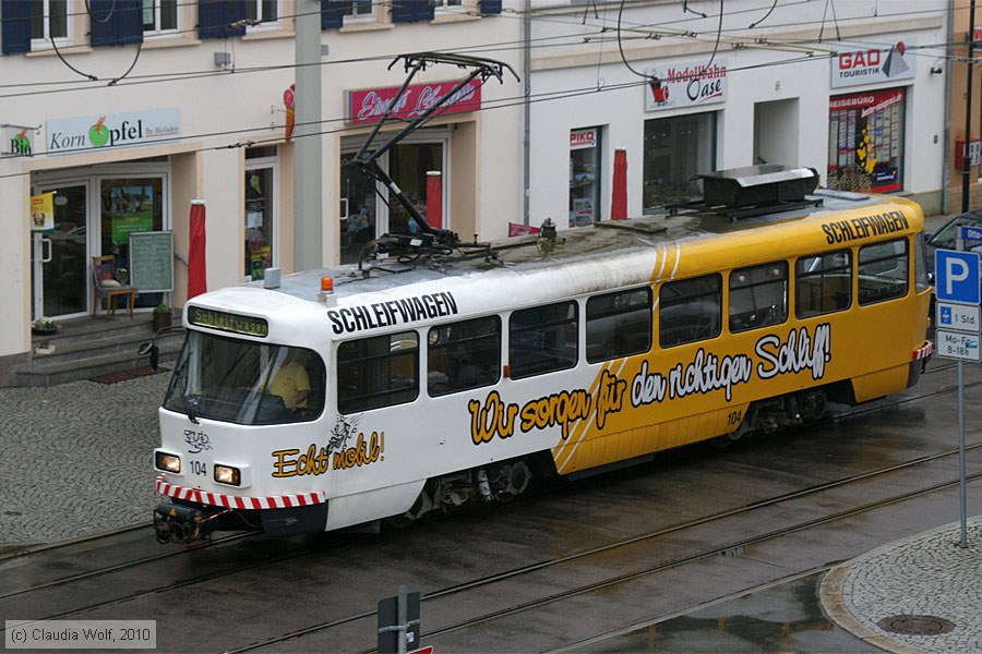 Straßenbahn Gera - 104
/ Bild: gera104_cw1004120006.jpg