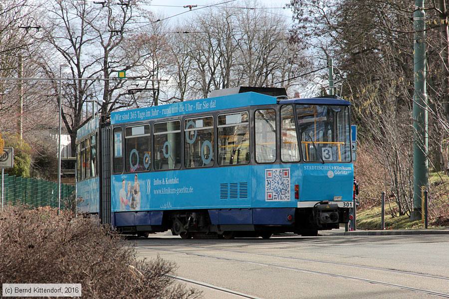 Straßenbahn Görlitz - 301
/ Bild: goerlitz301_bk1602240132.jpg
