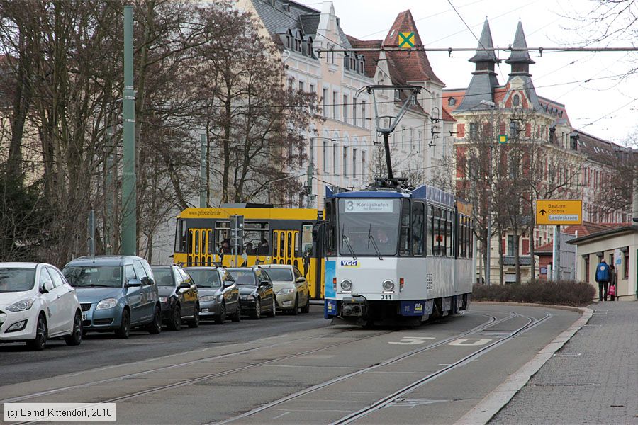Straßenbahn Görlitz - 311
/ Bild: goerlitz311_bk1602240155.jpg