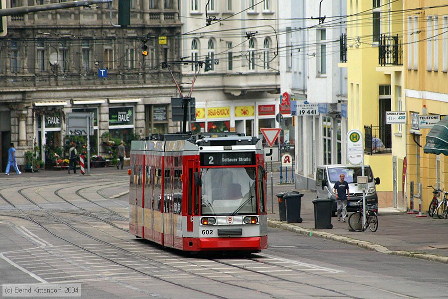 Stra&szlig;enbahn Halle (Saale) - 602
/ Bild: halle602_e0006631.jpg