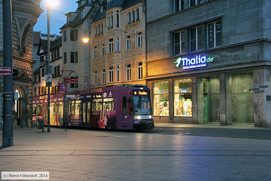 Straßenbahn Halle (Saale) - 617
/ Bild: halle617_bk1408260100.jpg
