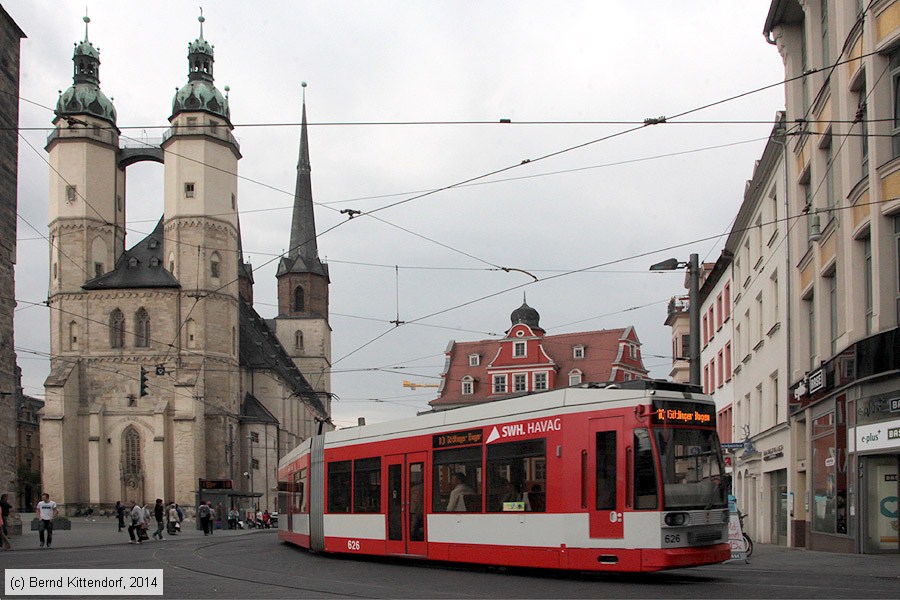 Straßenbahn Halle (Saale) - 626
/ Bild: halle626_bk1408250031.jpg