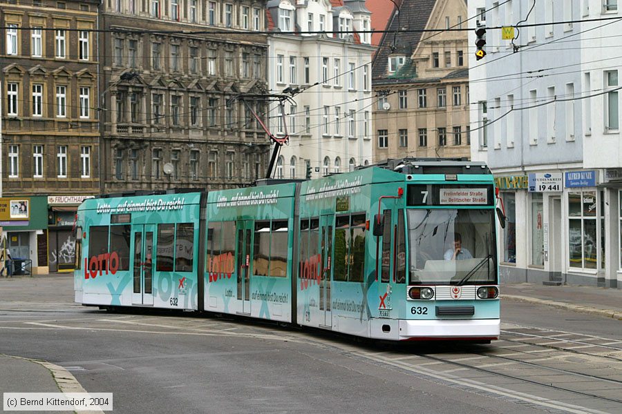 Straßenbahn Halle (Saale) - 632
/ Bild: halle632_e0006632.jpg