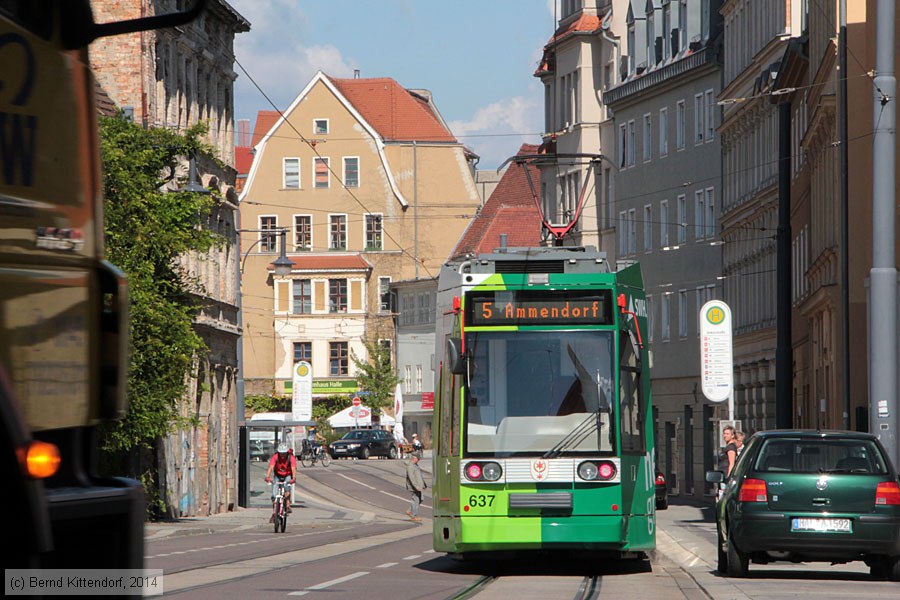 Straßenbahn Halle (Saale) - 637
/ Bild: halle637_bk1408270253.jpg