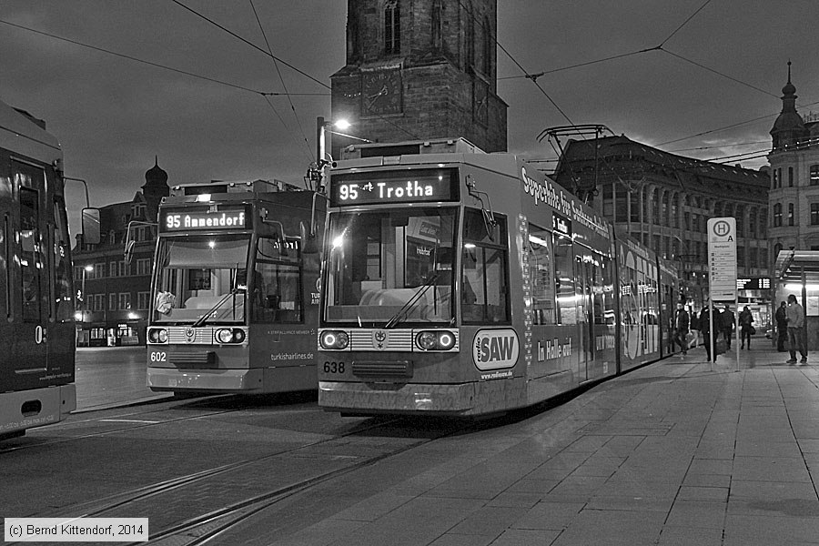 Straßenbahn Halle (Saale) - 638
/ Bild: halle638_bk1408260117.jpg