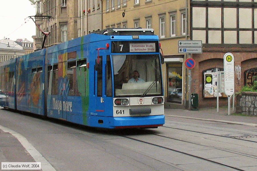 Straßenbahn Halle (Saale) - 641
/ Bild: halle641_cw001489.jpg