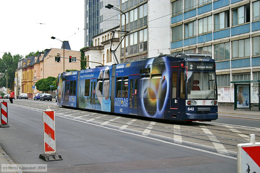 Straßenbahn Halle (Saale) - 642
/ Bild: halle642_e0006617.jpg