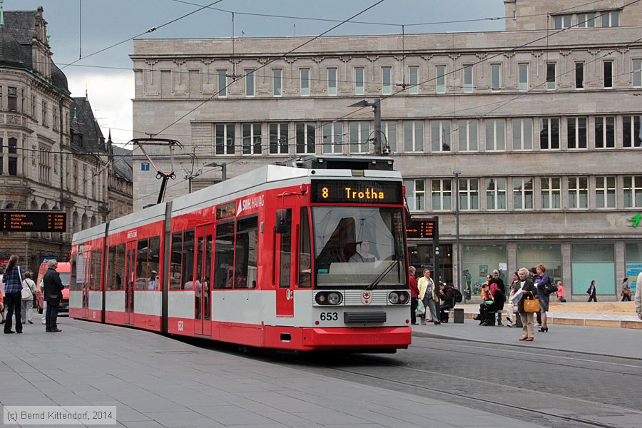 Straßenbahn Halle (Saale) - 653
/ Bild: halle653_bk1408250047.jpg
