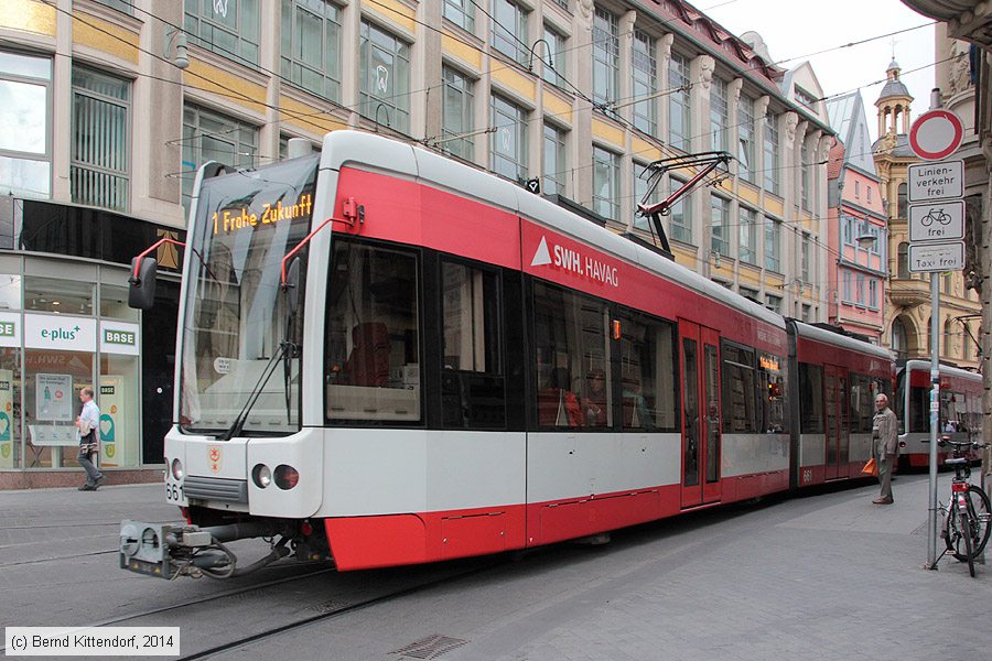 Straßenbahn Halle (Saale) - 661
/ Bild: halle661_bk1408250037.jpg