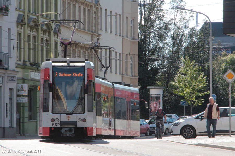 Straßenbahn Halle (Saale) - 662
/ Bild: halle662_bk1408270272.jpg