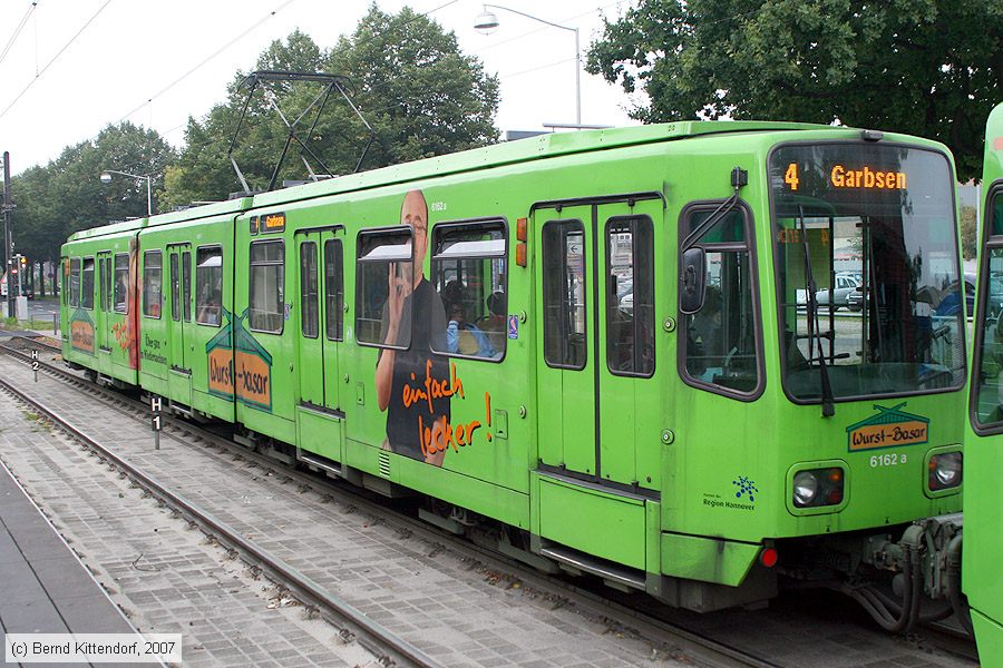 Hannover - Stadtbahn - 6162
/ Bild: hannover6162_bk0708260040.jpg Hannover - Stadtbahn - 6162
/ Bild: hannover6162_bk0708260040.jpg