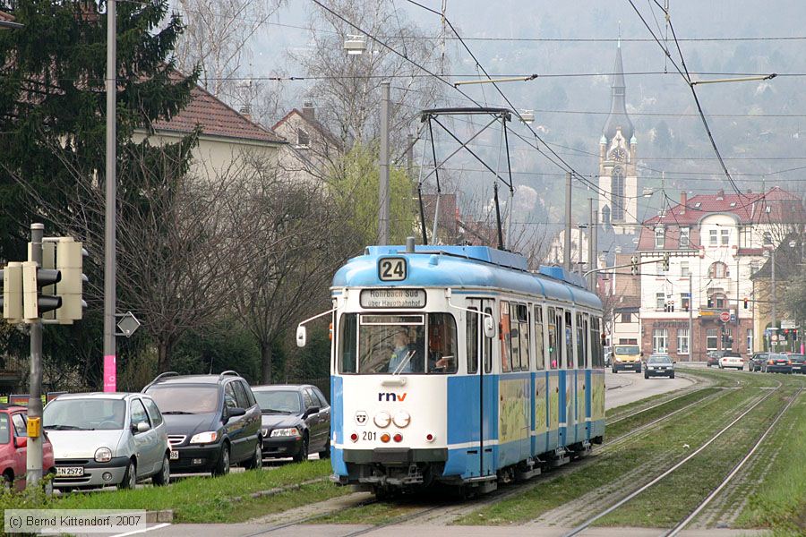 Straßenbahn Heidelberg - 201
/ Bild: hsb201_bk0703140141.jpg