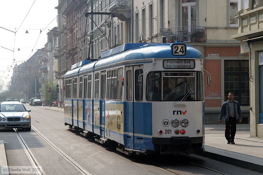 Straßenbahn Heidelberg - 201
/ Bild: hsb201_cw0703140006.jpg