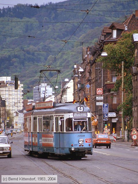 Straßenbahn Heidelberg - 217
/ Bild: hsb217_ds070811.jpg