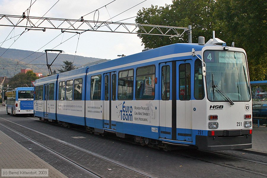 Straßenbahn Heidelberg - 251
/ Bild: hsb251_e0000337.jpg