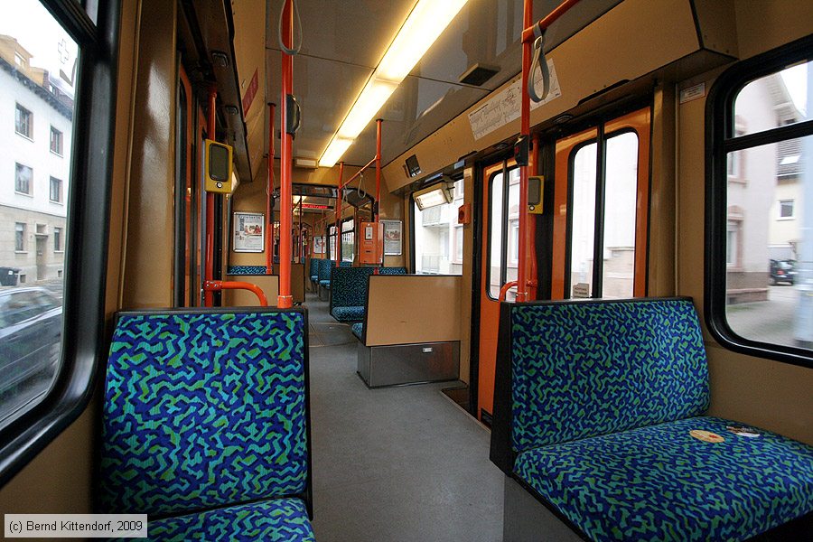 Straßenbahn Heidelberg - 257 - Innenansicht
/ Bild: hsb257_bk0912070045.jpg