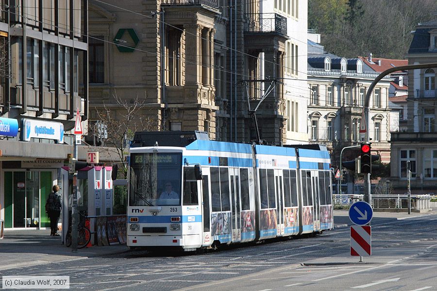 Straßenbahn Heidelberg - 263
/ Bild: hsb263_cw0704080039.jpg