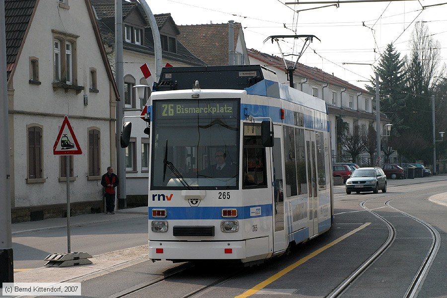 Straßenbahn Heidelberg - 265
/ Bild: hsb265_bk0703140051.jpg