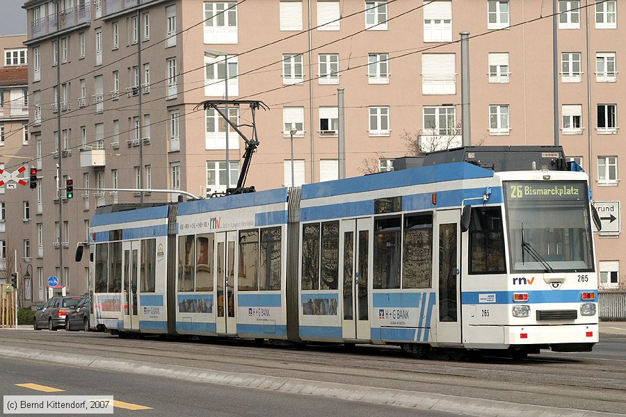 Straßenbahn Heidelberg - 265
/ Bild: hsb265_bk0703140082.jpg