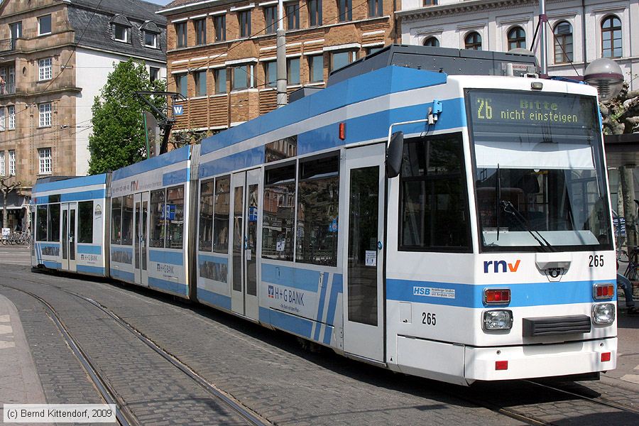 Straßenbahn Heidelberg - 265
/ Bild: hsb265_bk0904260060.jpg