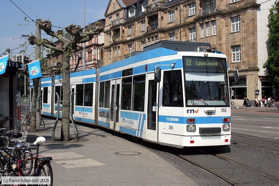 Straßenbahn Heidelberg - 265
/ Bild: hsb265_bk0904260069.jpg