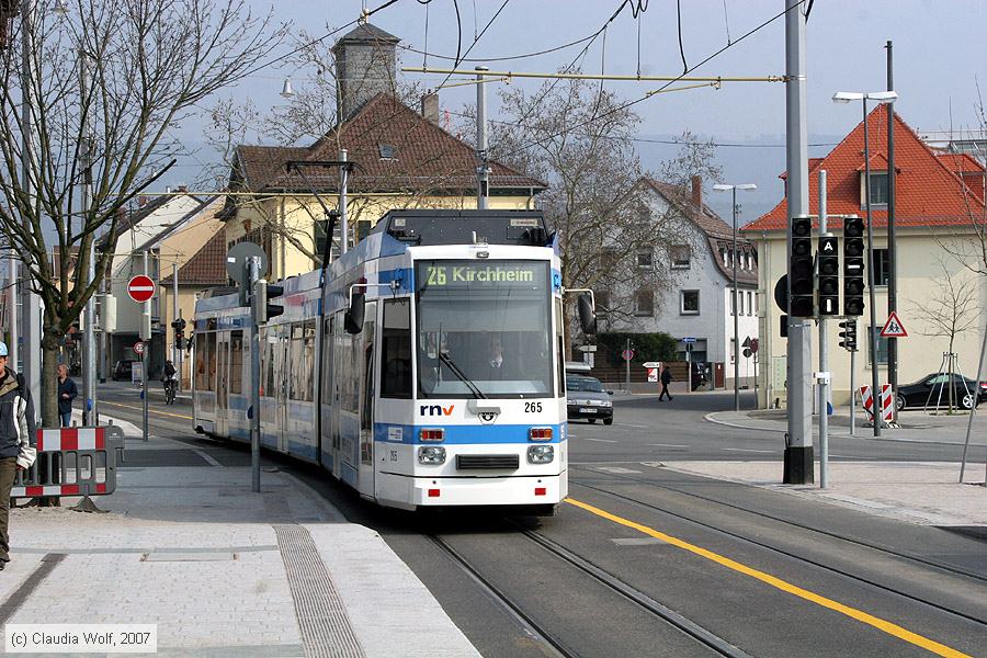 Stra&szlig;enbahn Heidelberg - 265
/ Bild: hsb265_cw0703140025.jpg