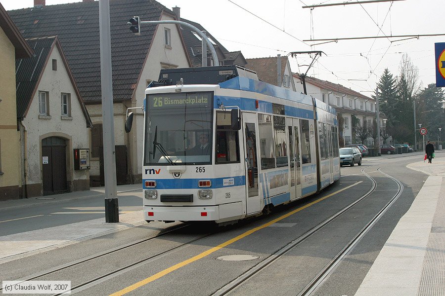 Straßenbahn Heidelberg - 265
/ Bild: hsb265_cw0703140030.jpg