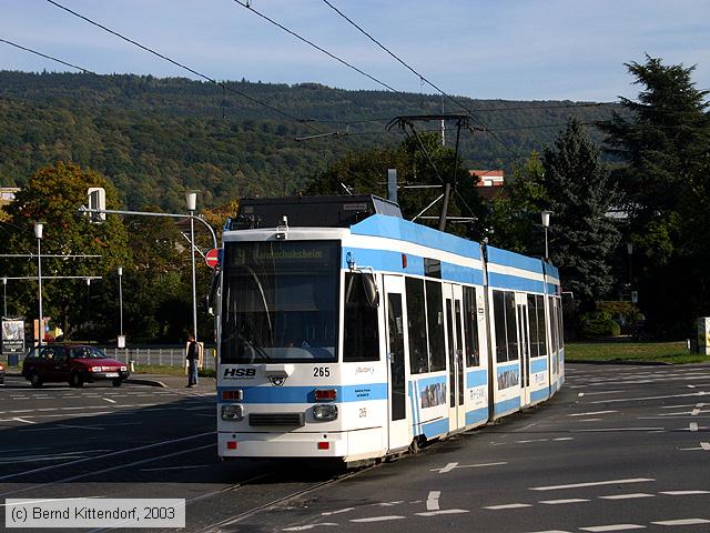 Straßenbahn Heidelberg - 265
/ Bild: hsb265_e0000127.jpg