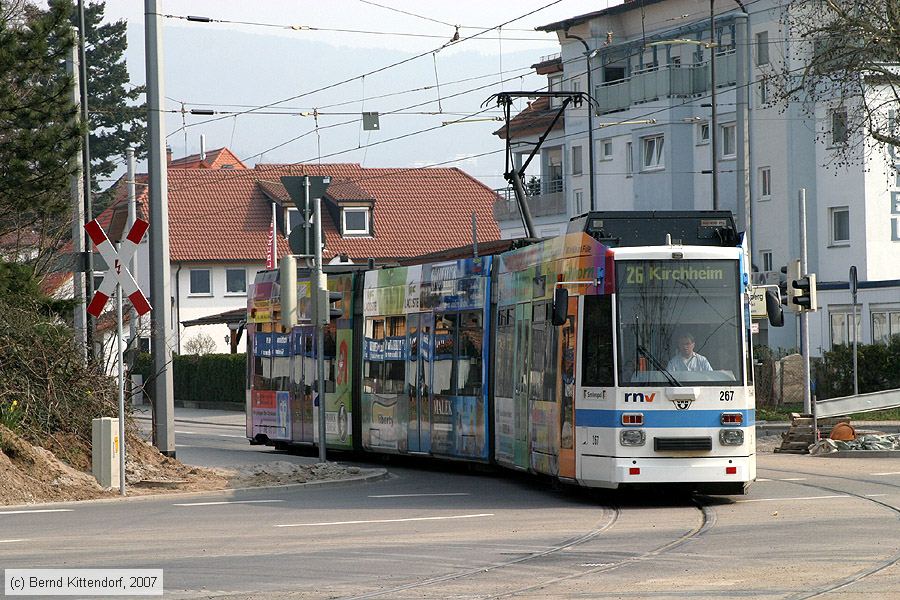Straßenbahn Heidelberg - 267
/ Bild: hsb267_bk0703140030.jpg Straßenbahn Heidelberg - 267
/ Bild: hsb267_bk0703140030.jpg