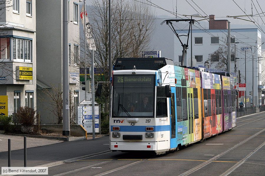 Straßenbahn Heidelberg - 267
/ Bild: hsb267_bk0703140075.jpg Straßenbahn Heidelberg - 267
/ Bild: hsb267_bk0703140075.jpg