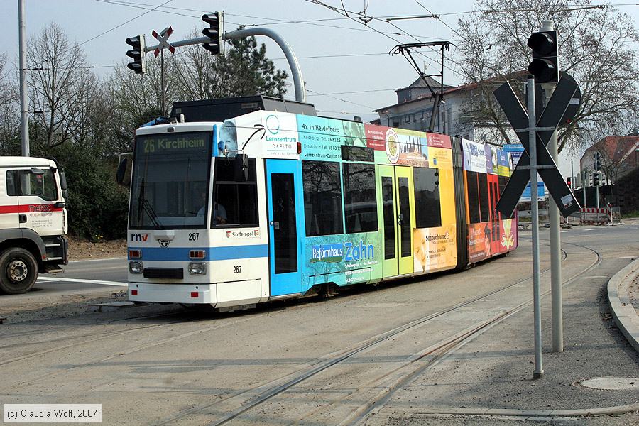Stra&szlig;enbahn Heidelberg - 267
/ Bild: hsb267_cw0703140013.jpg