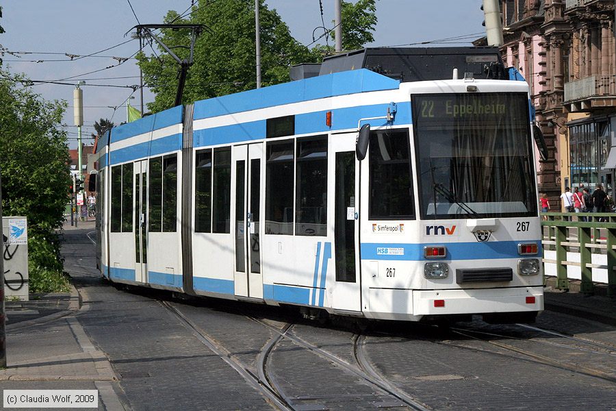 Stra&szlig;enbahn Heidelberg - 267
/ Bild: hsb267_cw0904250106.jpg