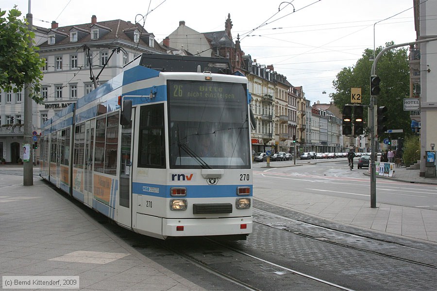 Straßenbahn Heidelberg - 270
/ Bild: hsb270_bk0906070431.jpg