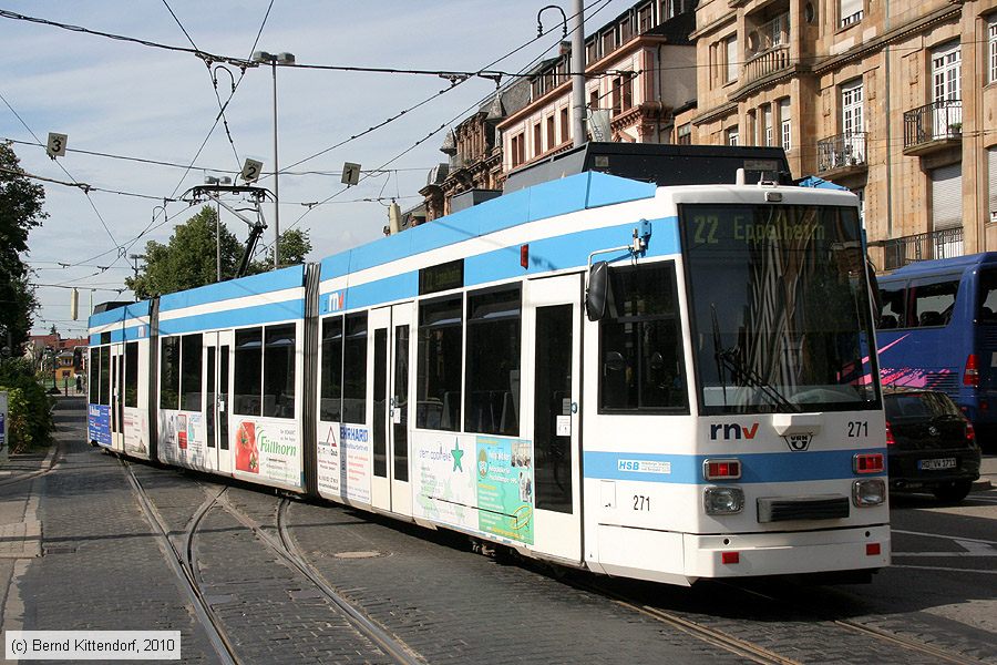 Straßenbahn Heidelberg - 271
/ Bild: hsb271_bk1007310069.jpg
