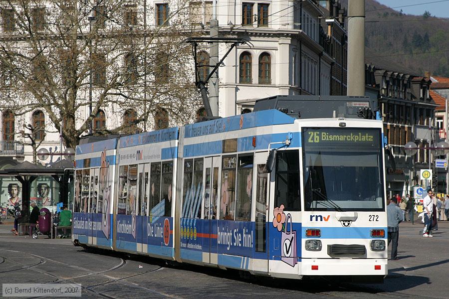 Stra&szlig;enbahn Heidelberg - 272
/ Bild: hsb272_bk0704080072.jpg