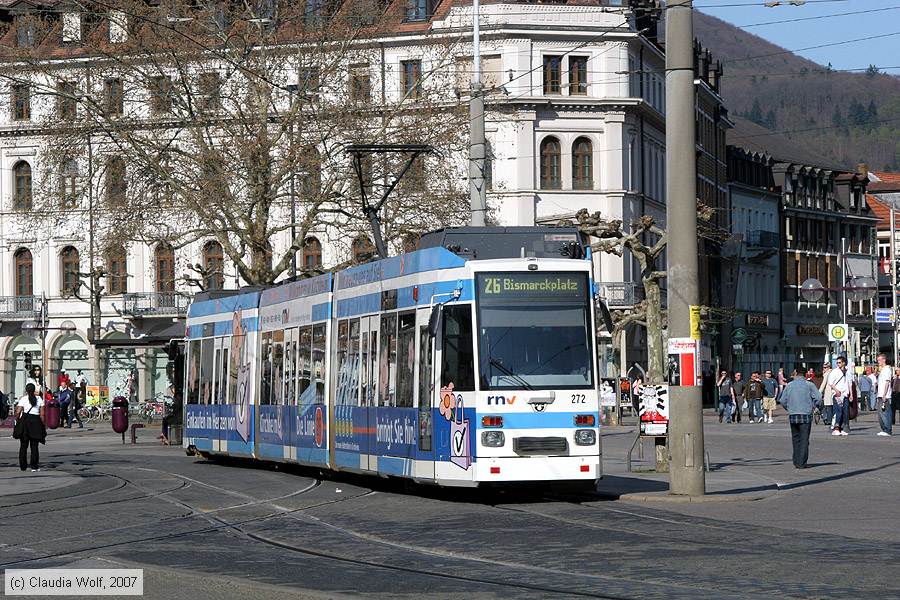 Straßenbahn Heidelberg - 272
/ Bild: hsb272_cw0704080047.jpg