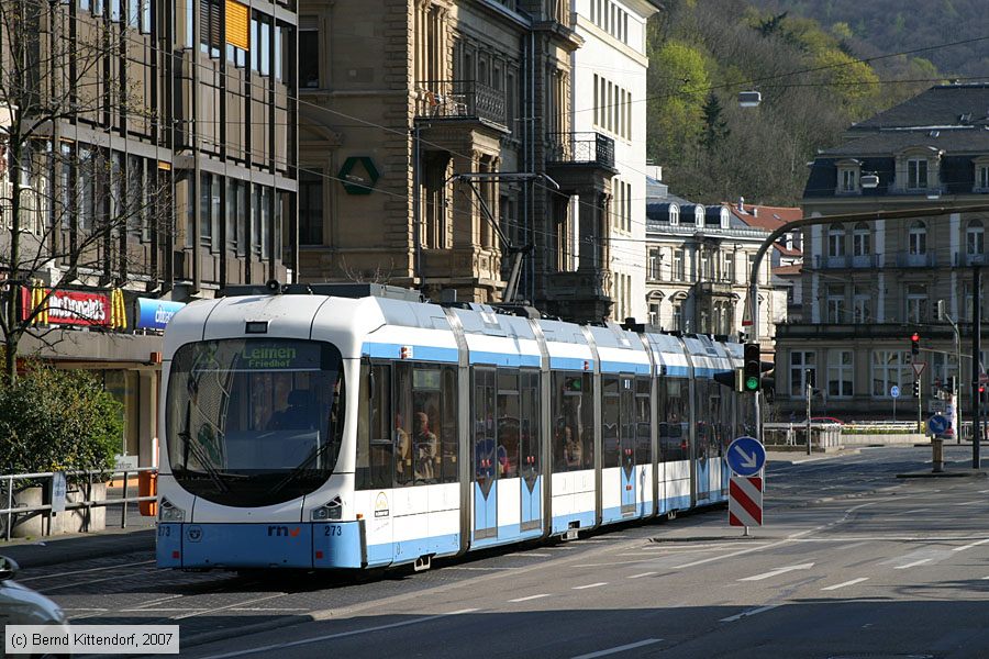 Straßenbahn Heidelberg - 273
/ Bild: hsb273_bk0704080069.jpg