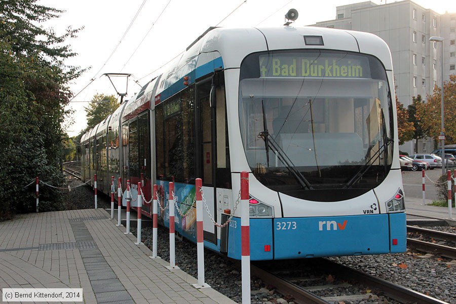 Straßenbahn Heidelberg - 3273
/ Bild: rnv3273_bk1410240027.jpg