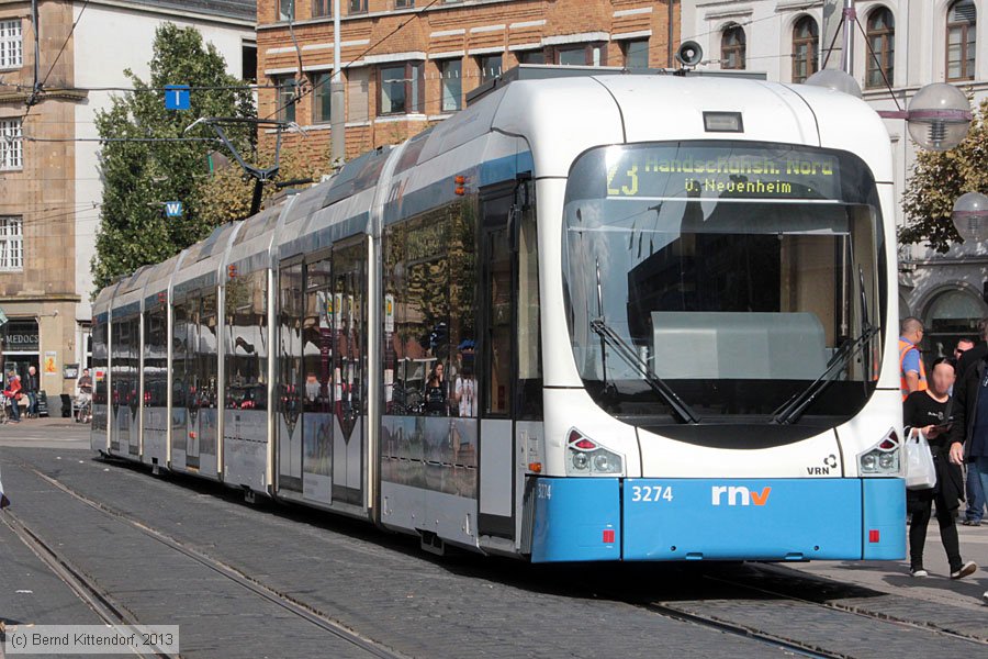 Straßenbahn Heidelberg - 3274
/ Bild: rnv3274_bk1309280028.jpg Straßenbahn Heidelberg - 3274
/ Bild: rnv3274_bk1309280028.jpg