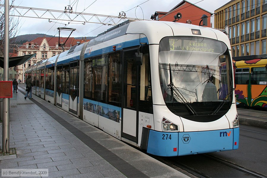 Straßenbahn Heidelberg - 274
/ Bild: hsb274_bk0912070126.jpg