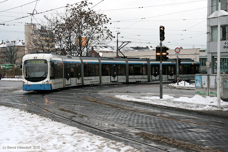 Straßenbahn Heidelberg - 275
/ Bild: hsb275_bk1012190027.jpg
