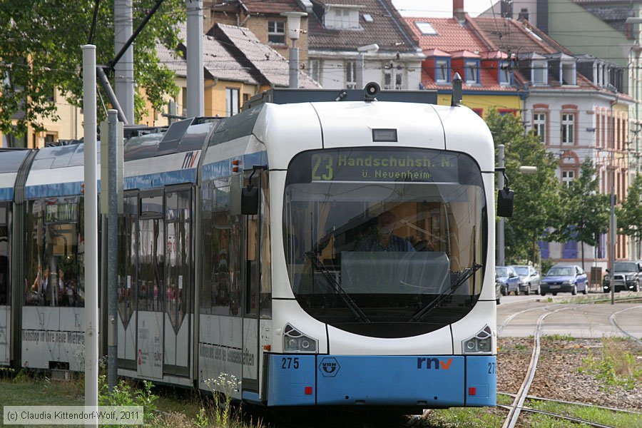 Straßenbahn Heidelberg - 275
/ Bild: hsb275_cw1107060224.jpg