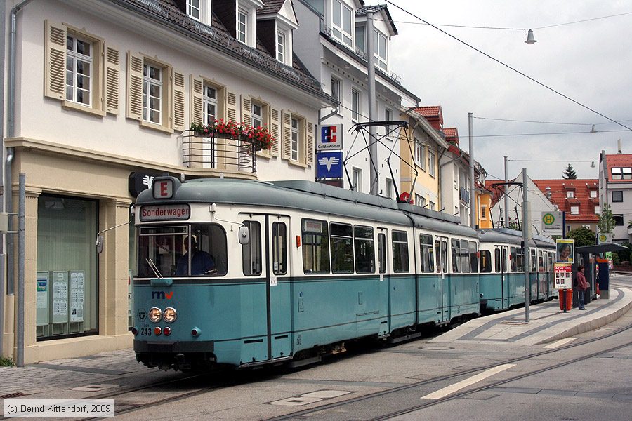 Straßenbahn Heidelberg - 291 (243)
/ Bild: hsb291243_bk0906070211.jpg
