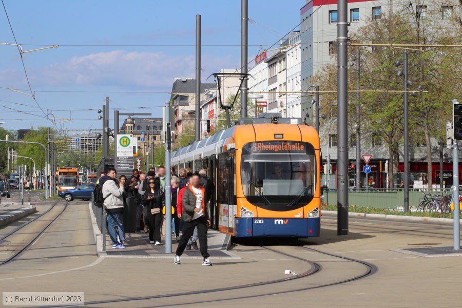Straßenbahn Heidelberg - 3283
/ Bild: rnv3283_bk2304190057.jpg