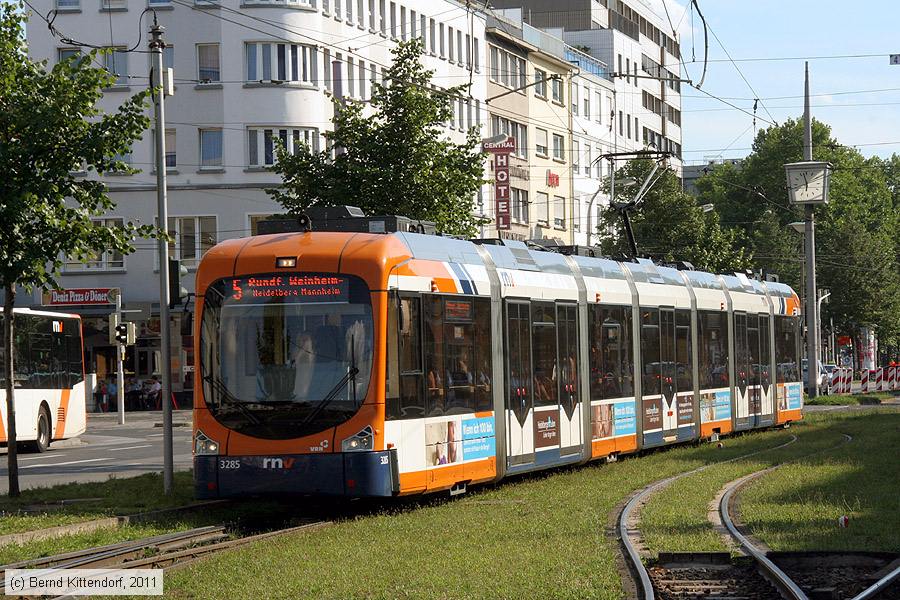 Straßenbahn Heidelberg - 3285
/ Bild: rnv3285_bk1107110007.jpg Straßenbahn Heidelberg - 3285
/ Bild: rnv3285_bk1107110007.jpg