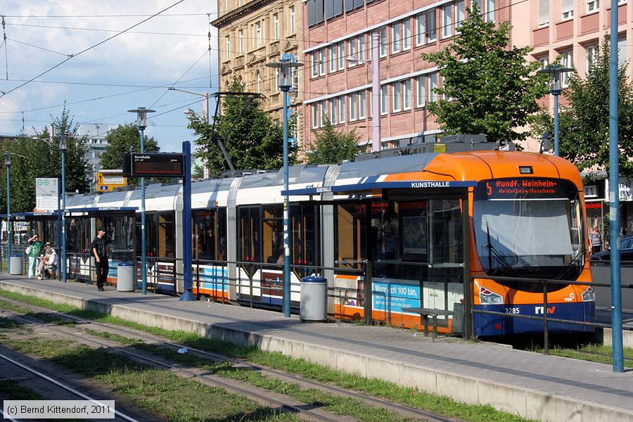 Straßenbahn Heidelberg - 3285
/ Bild: rnv3285_bk1107110009.jpg